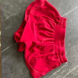 Lululemon athletic shorts, size 0, color dark red